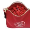 Klein 5539RED 10" x 8" x 3-1/2" Red Canvas Tool Pouch with Zipper