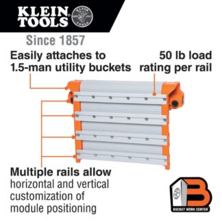 Klein BC150WA BUCKET WORK CENTER 1.5-Man Wall Assembly Rail System (1)