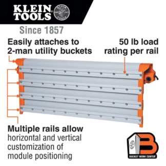Klein BC200WA BUCKET WORK CENTER Two-Man Wall Assembly Rail System (1)