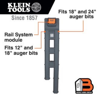 Klein BC507C BUCKET WORK CENTER Auger Bit Storage Module, Rail System (1)