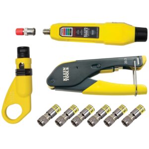 Klein VDV002-818 Coax Cable Installation and Test Kit