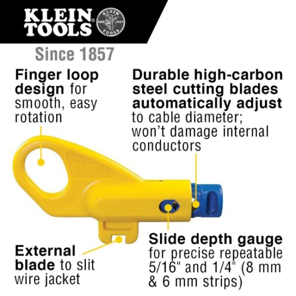 Klein VDV110-261 Twisted Pair Radial Stripper (1) Klein VDV110-261 Twisted Pair Radial Stripper