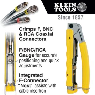 Klein VDV211-048 Compact, Multi-Connector Compression Crimper