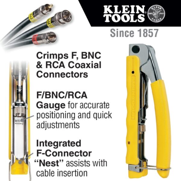 Klein VDV211-048 Compact Multi-Connector Compression Crimper