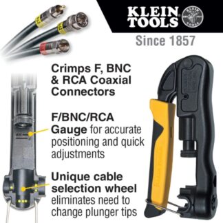 Klein VDV211-063 Heavy-Duty Multi-Connector Compression Crimper