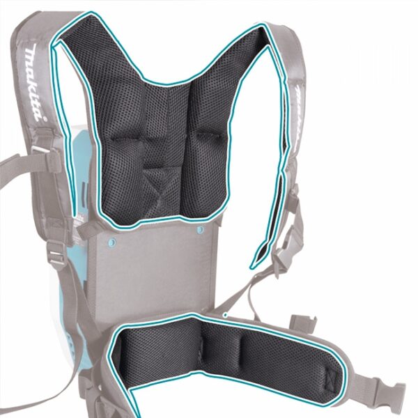 Makita VC008GT101 40V max XGT Brushless 2.0L Backpack Vacuum Kit