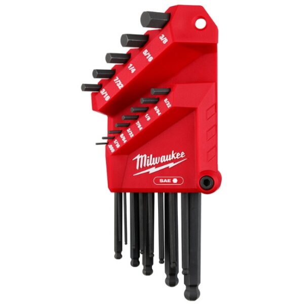 Milwaukee 48-22-2186 Metric Ball End L-Key Set 9-Piece