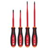 Milwaukee 48-22-2219 1000V Insulated Slim Tip Screwdriver Set 4-Piece