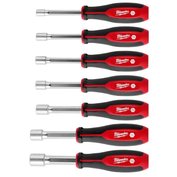 Milwaukee 48-22-2447 HOLLOWCORE SAE Nut Driver Set 7-Piece Milwaukee 48-22-2447 HOLLOWCORE SAE Nut Driver Set 7-Piece