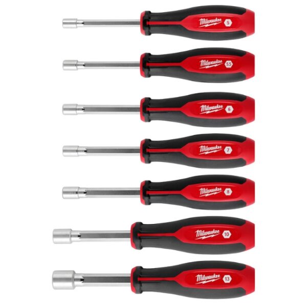 Milwaukee 48-22-2548 HOLLOWCORE Metric Magnetic Nut Driver Set 7-Piece