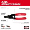 Milwaukee 48-22-3043 Compact Wire Stripper/Cutter for 10-22 Solid and 12-24 Stranded AWG Wire