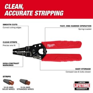 Milwaukee 48-22-3044 Compact Wire StripperCutter (1)