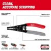 Milwaukee 48-22-3081 12-16 AWG NM Compact Wire Stripper/Cutter
