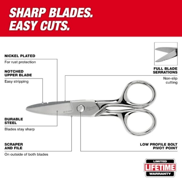 Milwaukee 48-22-4048 Electrician's Scissors