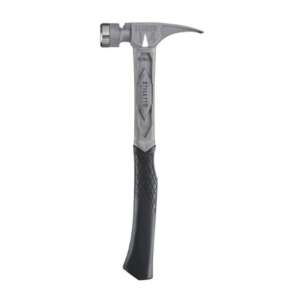 Stiletto TIB14RSC TIBONE 14oz Smooth Face Curved Handle Titanium Framing Hammer