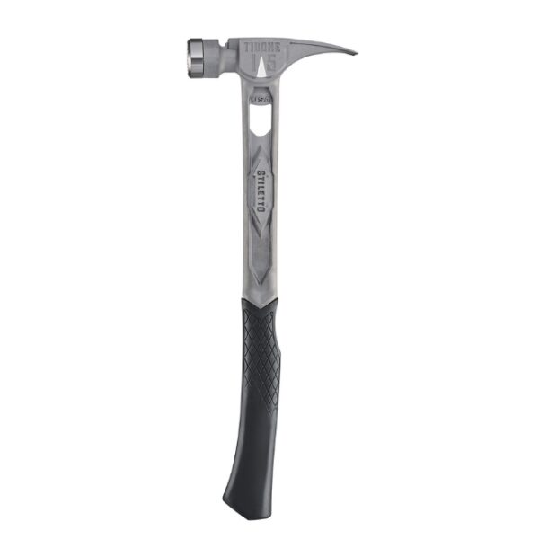 Stiletto TIB15MC TIBONE 15oz Milled Face Curved Handle Titanium Framing Hammer