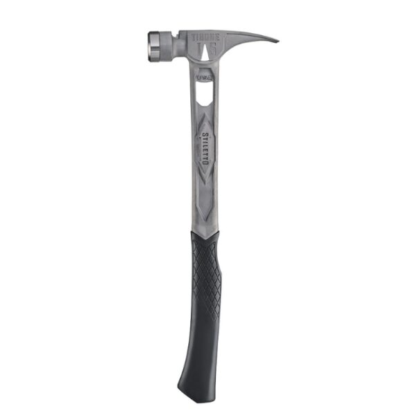 Stiletto TIB15SC TIBONE 15oz Smooth Face Curved Handle Titanium Framing Hammer