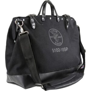 Klein 510218SPBLK 18" Black Deluxe Canvas Tool Bag