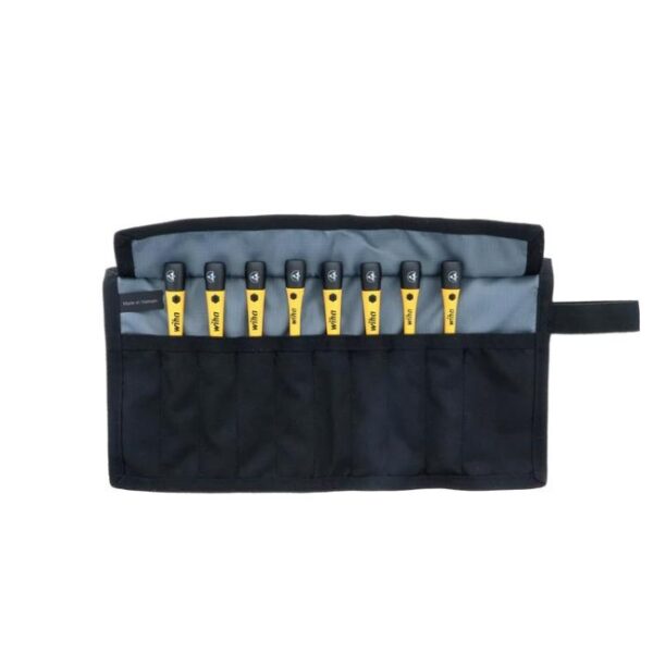 Wiha 27396 PICOFINISH ESD Safe Precision Screwdriver Set with Pouch 8-Piece