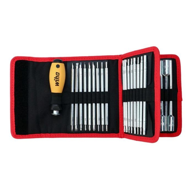 Wiha 28187 ESD Safe DRIVE-LOC VI Wallet Set 32-Piece