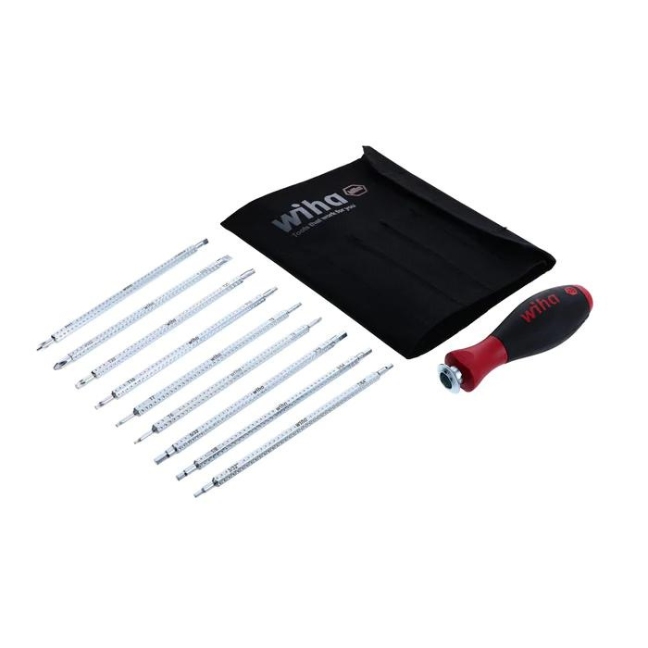 Wiha 28199 DRIVE-LOC VI Combination Blade Set 10-Piece