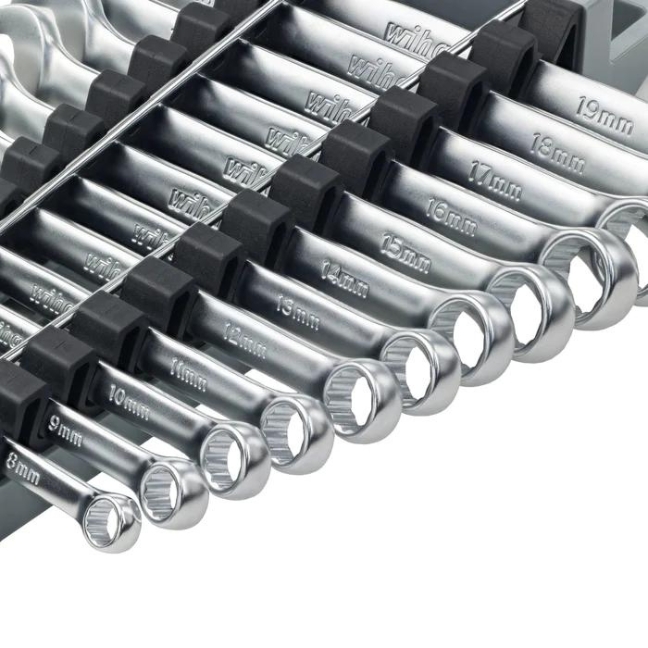 Wiha 30491 Metric Combination Wrench Set 12-Piece - BC Fasteners & Tools