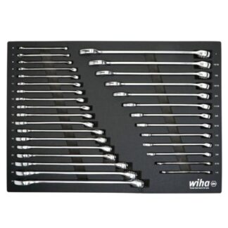 Wiha 30492 SAE and Metric Combination Wrench Set 31-Piece