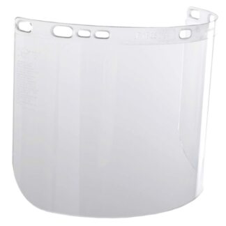 Jackson 29087 F20 Polycarbonate Unbound Face Shield Window - Shape B - Clear