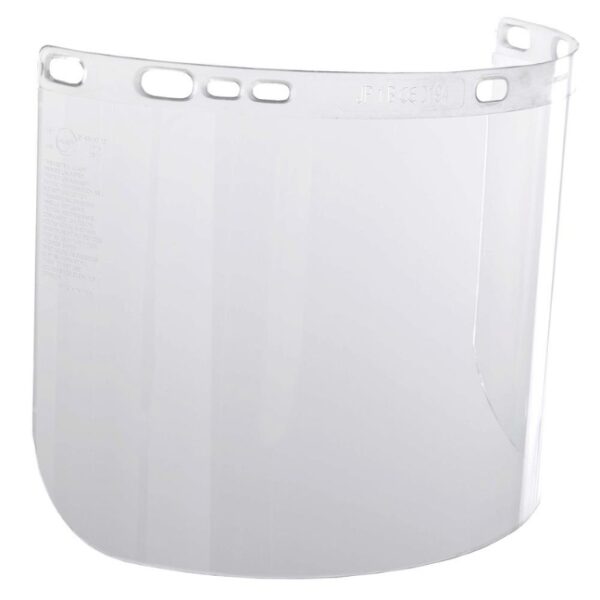 Jackson 29087 F20 Polycarbonate Unbound Face Shield Window - Shape B - Clear Jackson 29087 F20 Polycarbonate Unbound Face Shield Window - Shape B - Clear