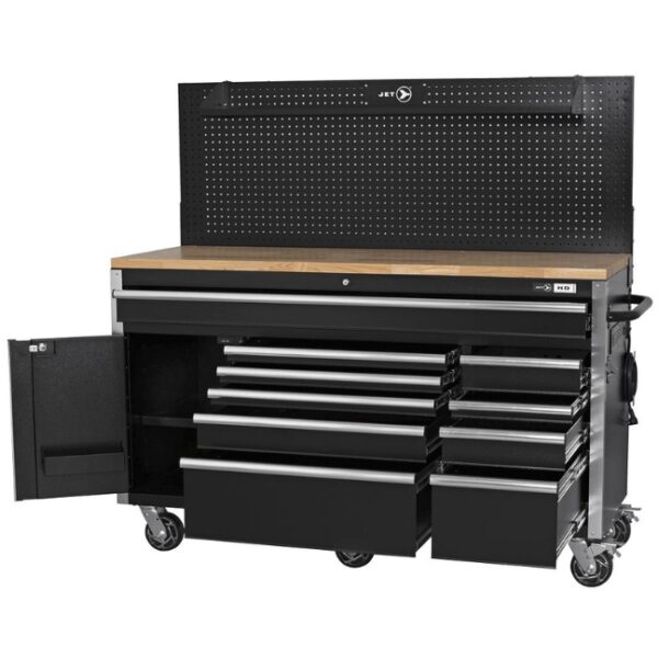 Jet 842629 HD Series 10-Drawer Mobile Work Bench 61x23 Jet 842629 HD Series 10-Drawer Mobile Work Bench 61"x23"