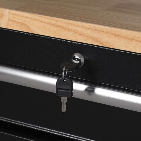 Jet 842629 HD Series 10-Drawer Mobile Work Bench 61x23 (3) Jet 842629 HDWB-6110 HD Series 61" X 23" 10-Drawer Mobile Work Bench