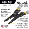 Klein 1009 KLEIN-KURVE Long-Nose Wire Stripper / Wire Cutter / Crimping Tool