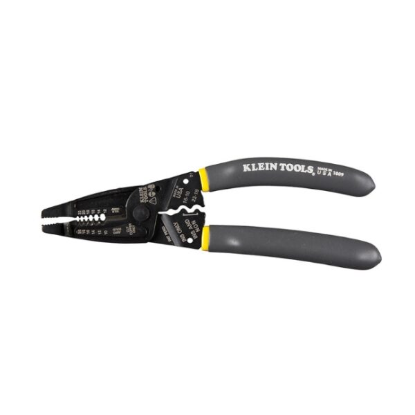 Klein 1009 KLEIN-KURVE Long-Nose Wire Stripper, Wire Cutter, Crimping Tool