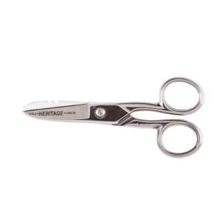 Klein 100CS Serrated Electrician Scissors with Stripping