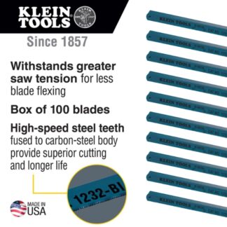 Klein 1232BI 12" 32 TPI Bi-Metal Blade 100-Pack