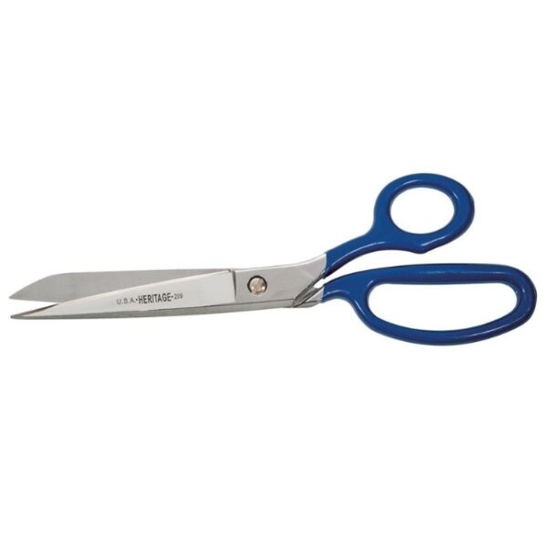Klein 209-BLU-P 9" Bent Trimmer with Blue Coated Large Ring Handle
