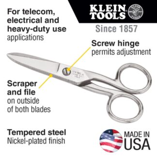 Klein 2100-5 5-14 Electrician's Scissors (1)