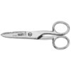 Klein 2100-7 5-1/4" Nickel Plated Electrician's Scissors