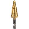 Klein 25963 14 to 34 VACO Double-Fluted 9-Step Drill Bit Klein 25963 1/4" to 3/4" VACO Double-Fluted 9-Step Drill Bit