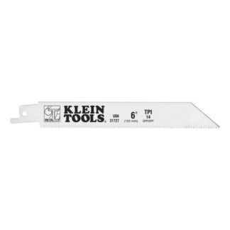 Klein 31727 6" 14 TPI Reciprocating Saw Blade 5-Pack