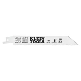 Klein 31731 6" 10/14 TPI Reciprocating Saw Blade 5-Pack