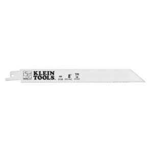 Klein 31739 8" 18 TPI Reciprocating Saw Blade 5-Pack