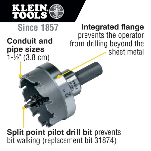 Klein 31868 2" Carbide Hole Cutter