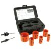 Klein 31902 Bi-Metal Hole Saw Kit 8-Piece