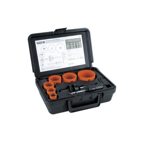 Klein 31902 Bi-Metal Hole Saw Kit 8-Piece