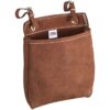 Klein 5146 9" x 3" x 8" Leather All-Purpose Pouch with Belt Straps