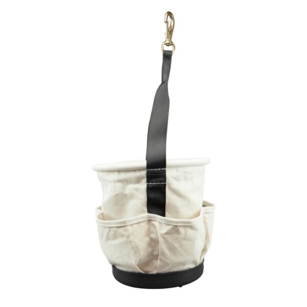 Klein 5171PS Heavy-Duty 4-Pocket Tapered Wall Bucket (1) Klein 5171PS Heavy-Duty 4-Pocket Tapered Wall Bucket