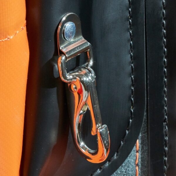 Klein 51829 Aerial Apron (3) Klein 51829 Hi-Viz Orange Vinyl Aerial Apron