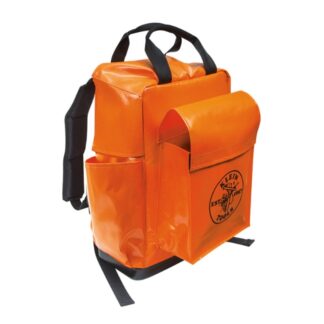 Klein 5185ORA 18" Lineman Tool Bag Backpack - Orange