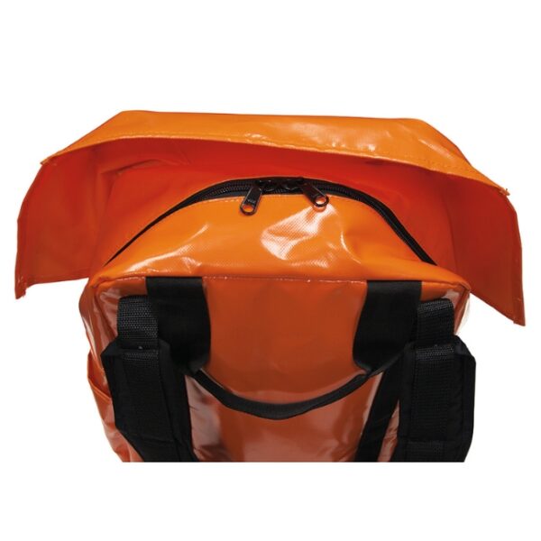 Klein 5185ORA 18 Lineman Tool Bag Backpack - Orange (4) Klein 5185ORA 18" Lineman Tool Bag Backpack - Orange